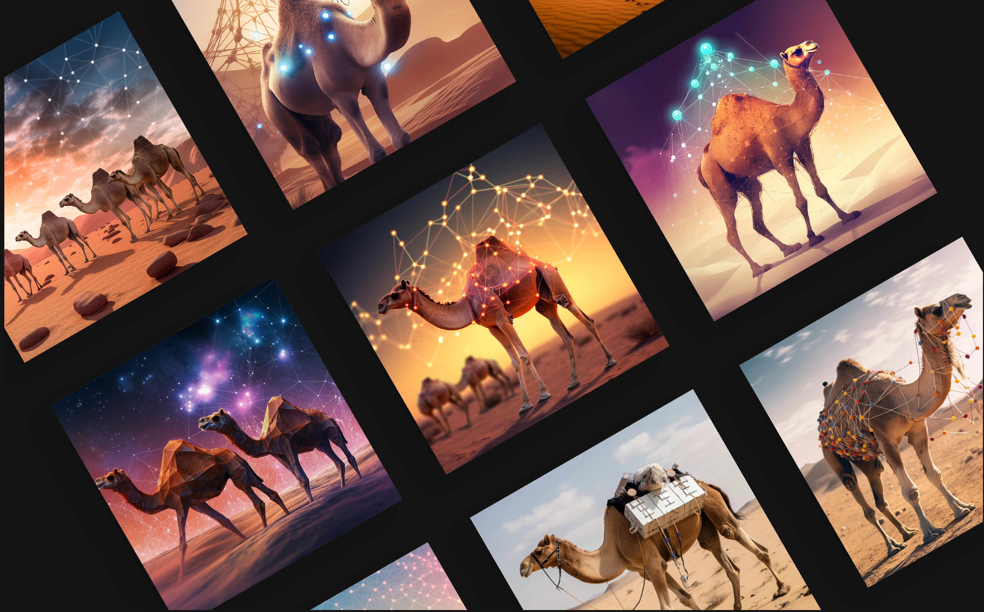 samples of social media posts of CameLink project is an innovative initiative that aims to enhance internet connectivity in remote desert regions