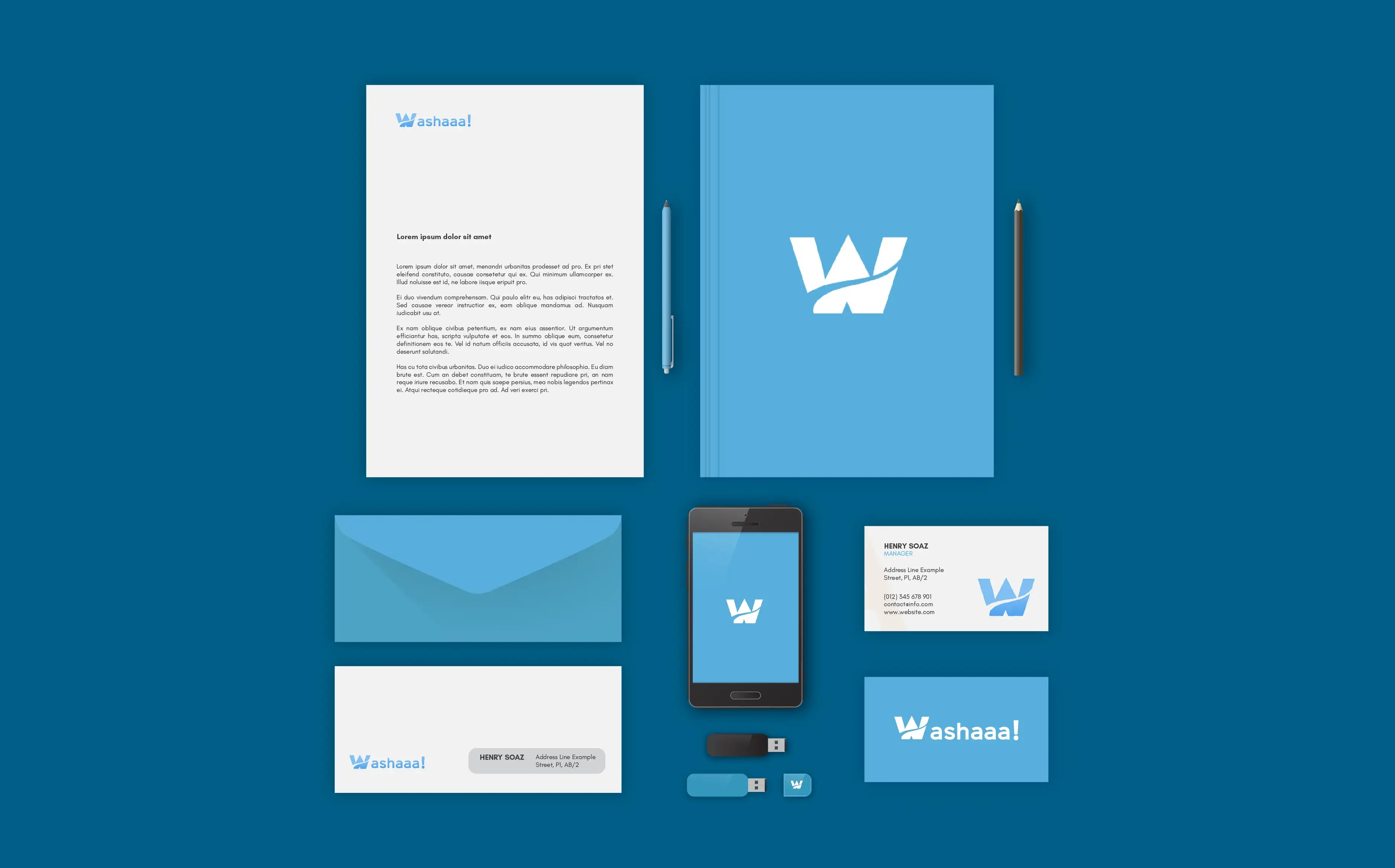 visual identity for car wash services